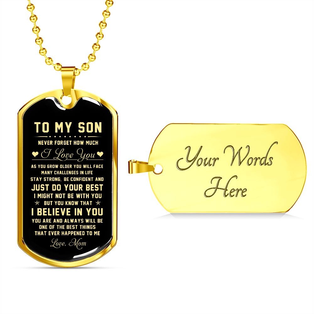 To My Son | Stay Strong | Jewelry | TageUnlimited
