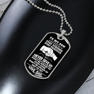 To My Son | Stay Strong | Jewelry | A1014T, A1014TG, G007T, G007TG, lx-G007, PROD-1967352, PT-133, TNM-1, USER-43062 | TageUnlimited