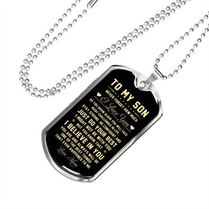 To My Son | Stay Strong | Jewelry | TageUnlimited