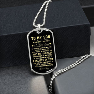 To My Son | Stay Strong | Jewelry | TageUnlimited