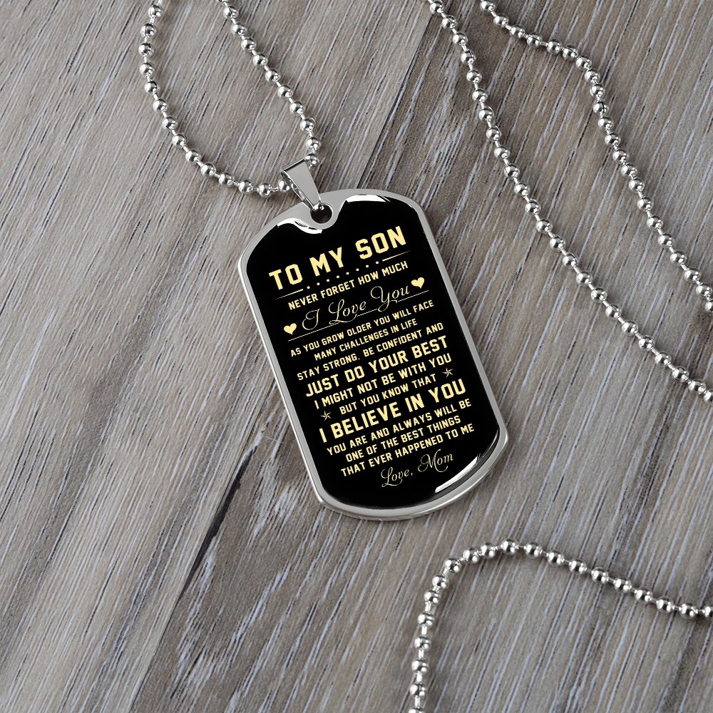 To My Son | Stay Strong | Jewelry | TageUnlimited