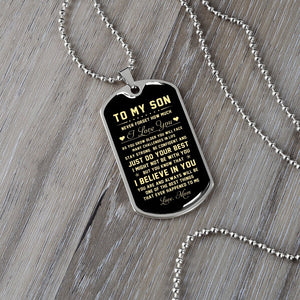 To My Son | Stay Strong | Jewelry | TageUnlimited