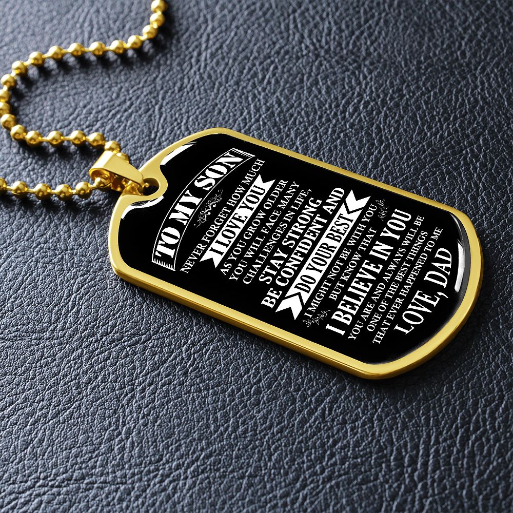 To My Son | Stay Strong Be Confident | Jewelry | TageUnlimited