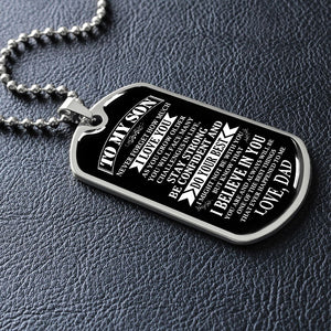 To My Son | Stay Strong Be Confident | Jewelry | TageUnlimited