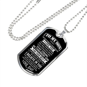To My Son | Stay Strong Be Confident | Jewelry | TageUnlimited