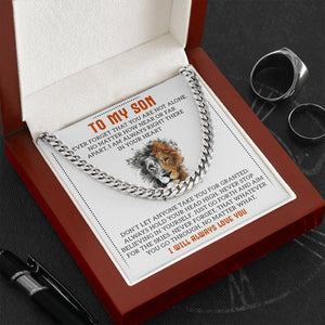 To My Son | You Are Not Alone | Jewelry | C30184T, C30184TG, lx-C30184, PB23-WOOD, PROD-1957639, PT-1772, USER-43062 | TageUnlimited