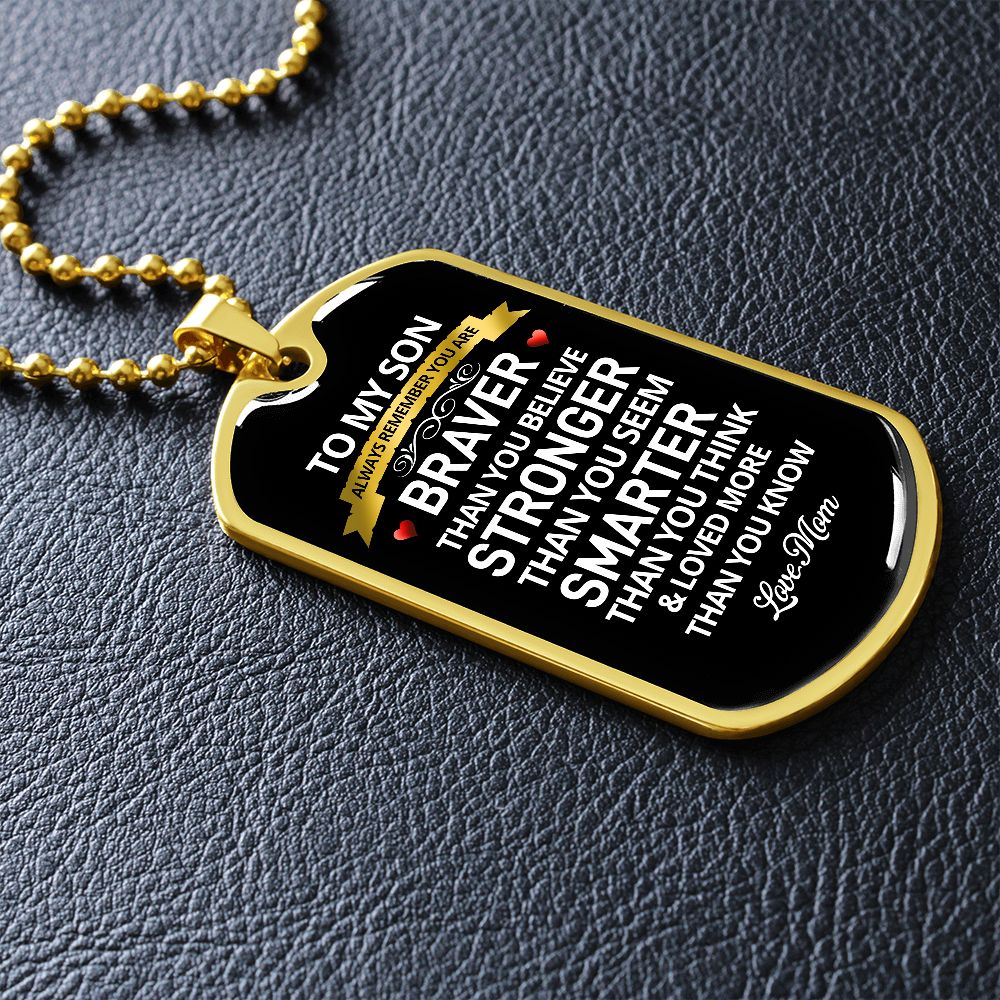 To My Son | You Are Smarter Than You Think | Jewelry | TageUnlimited