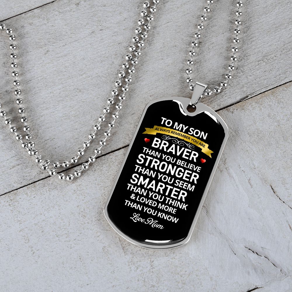 To My Son | You Are Smarter Than You Think | Jewelry | TageUnlimited