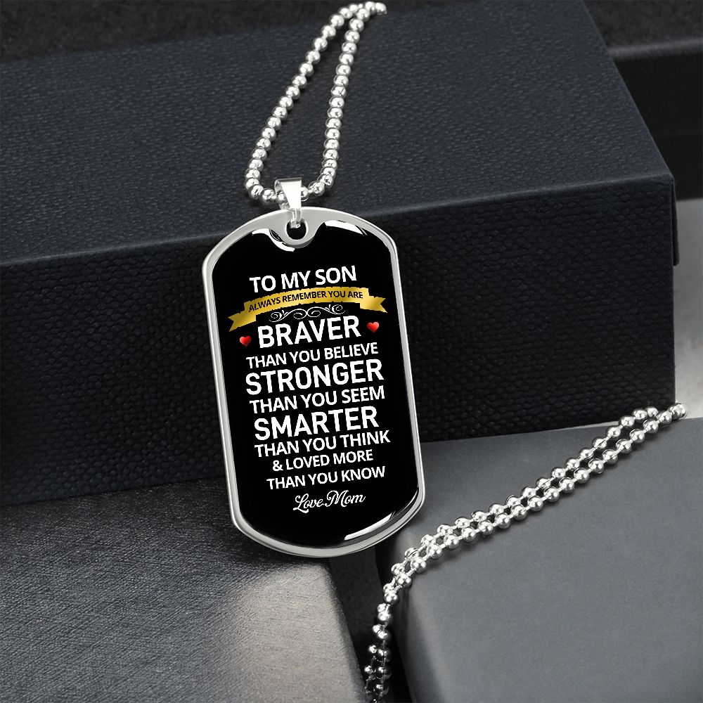To My Son | You Are Smarter Than You Think | Jewelry | TageUnlimited