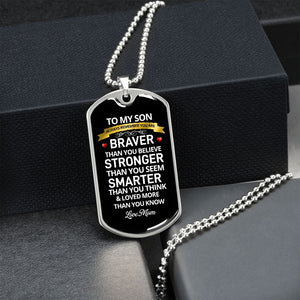 To My Son | You Are Smarter Than You Think | Jewelry | TageUnlimited