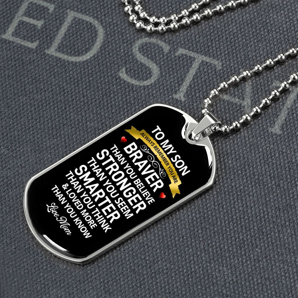 To My Son | You Are Smarter Than You Think | Jewelry | TageUnlimited