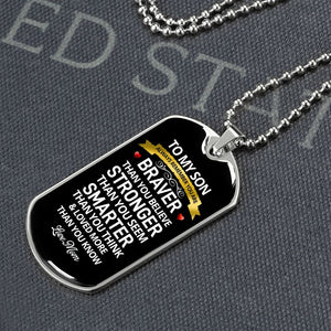 To My Son | You Are Smarter Than You Think | Jewelry | TageUnlimited