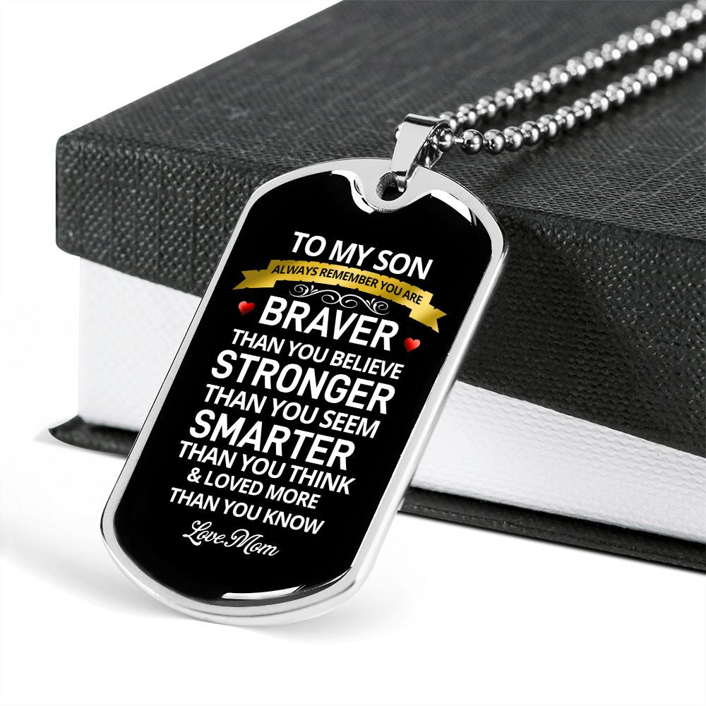 To My Son | You Are Smarter Than You Think | Jewelry | TageUnlimited