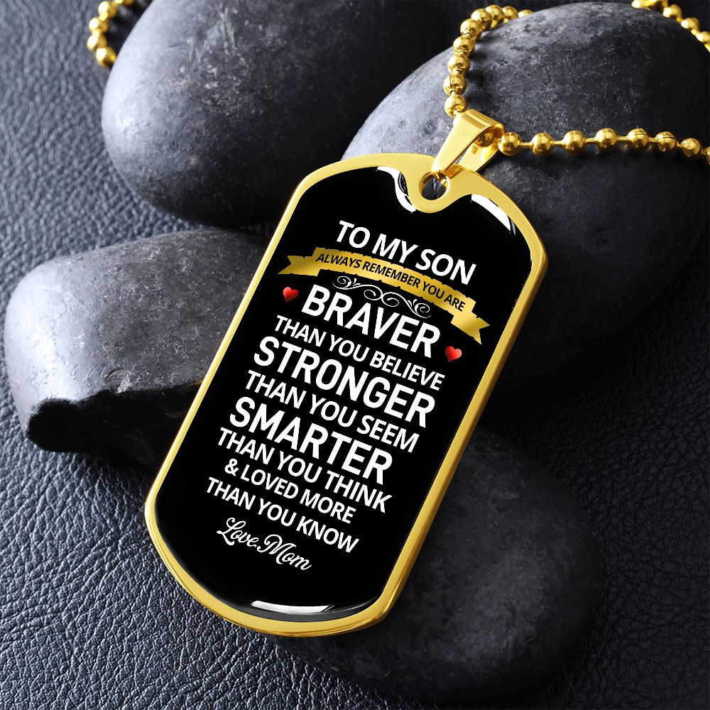 To My Son | You Are Smarter Than You Think | Jewelry | TageUnlimited