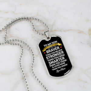 To My Son | You Are Smarter Than You Think | Jewelry | TageUnlimited