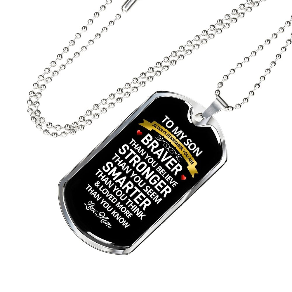 To My Son | You Are Smarter Than You Think | Jewelry | TageUnlimited