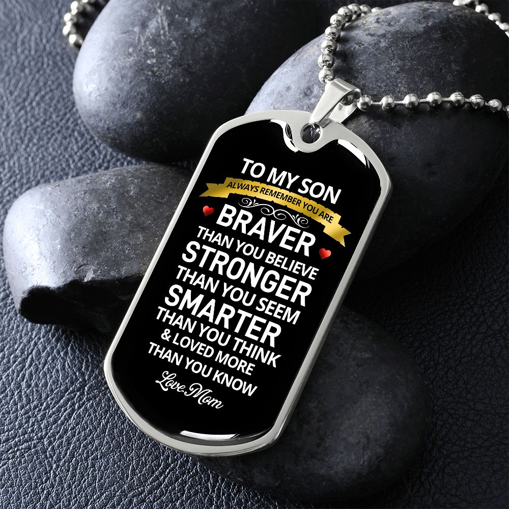 To My Son | You Are Smarter Than You Think | Jewelry | TageUnlimited