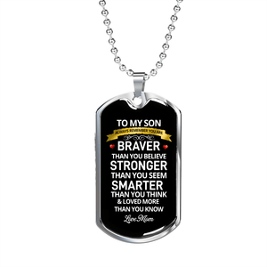 To My Son | You Are Smarter Than You Think | Jewelry | TageUnlimited