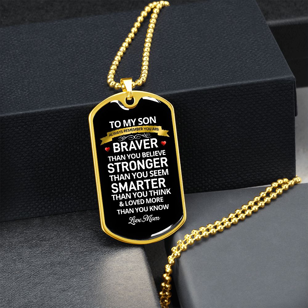 To My Son | You Are Smarter Than You Think | Jewelry | TageUnlimited