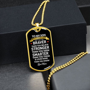 To My Son | You Are Smarter Than You Think | Jewelry | TageUnlimited