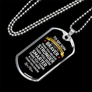 To My Son | You Are Smarter Than You Think | Jewelry | TageUnlimited