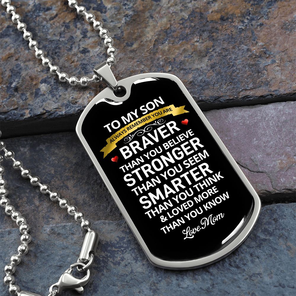 To My Son | You Are Smarter Than You Think | Jewelry | TageUnlimited