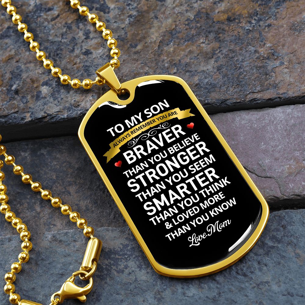 To My Son | You Are Smarter Than You Think | Jewelry | TageUnlimited