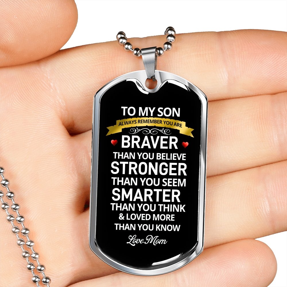 To My Son | You Are Smarter Than You Think | Jewelry | TageUnlimited