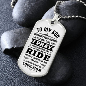 To My Son | You'll Be Safe ♥ | Jewelry | A1014T, A1014TG, G007T, G007TG, lx-G007, PROD-1946385, PT-133, TNM-1, USER-43062 | TageUnlimited