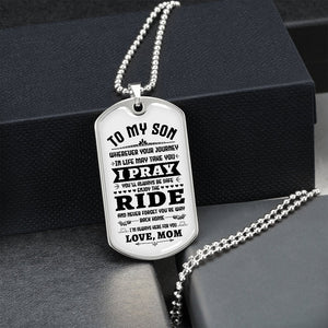 To My Son | You'll Be Safe ♥ | Jewelry | A1014T, A1014TG, G007T, G007TG, lx-G007, PROD-1946385, PT-133, TNM-1, USER-43062 | TageUnlimited