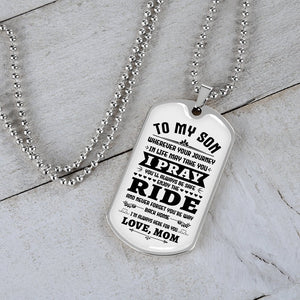To My Son | You'll Be Safe ♥ | Jewelry | A1014T, A1014TG, G007T, G007TG, lx-G007, PROD-1946385, PT-133, TNM-1, USER-43062 | TageUnlimited