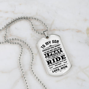 To My Son | You'll Be Safe ♥ | Jewelry | A1014T, A1014TG, G007T, G007TG, lx-G007, PROD-1946385, PT-133, TNM-1, USER-43062 | TageUnlimited