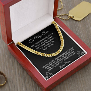 To My Son | You've Made Me So Proud Of You 🖤💎 | Jewelry | C30184T, C30184TG, lx-C30184, PB23-WOOD, PROD-1945322, PT-1772, USER-43062 | TageUnlimited