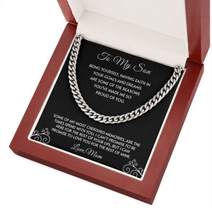 To My Son | You've Made Me So Proud Of You 🖤💎 | Jewelry | C30184T, C30184TG, lx-C30184, PB23-WOOD, PROD-1945322, PT-1772, USER-43062 | TageUnlimited