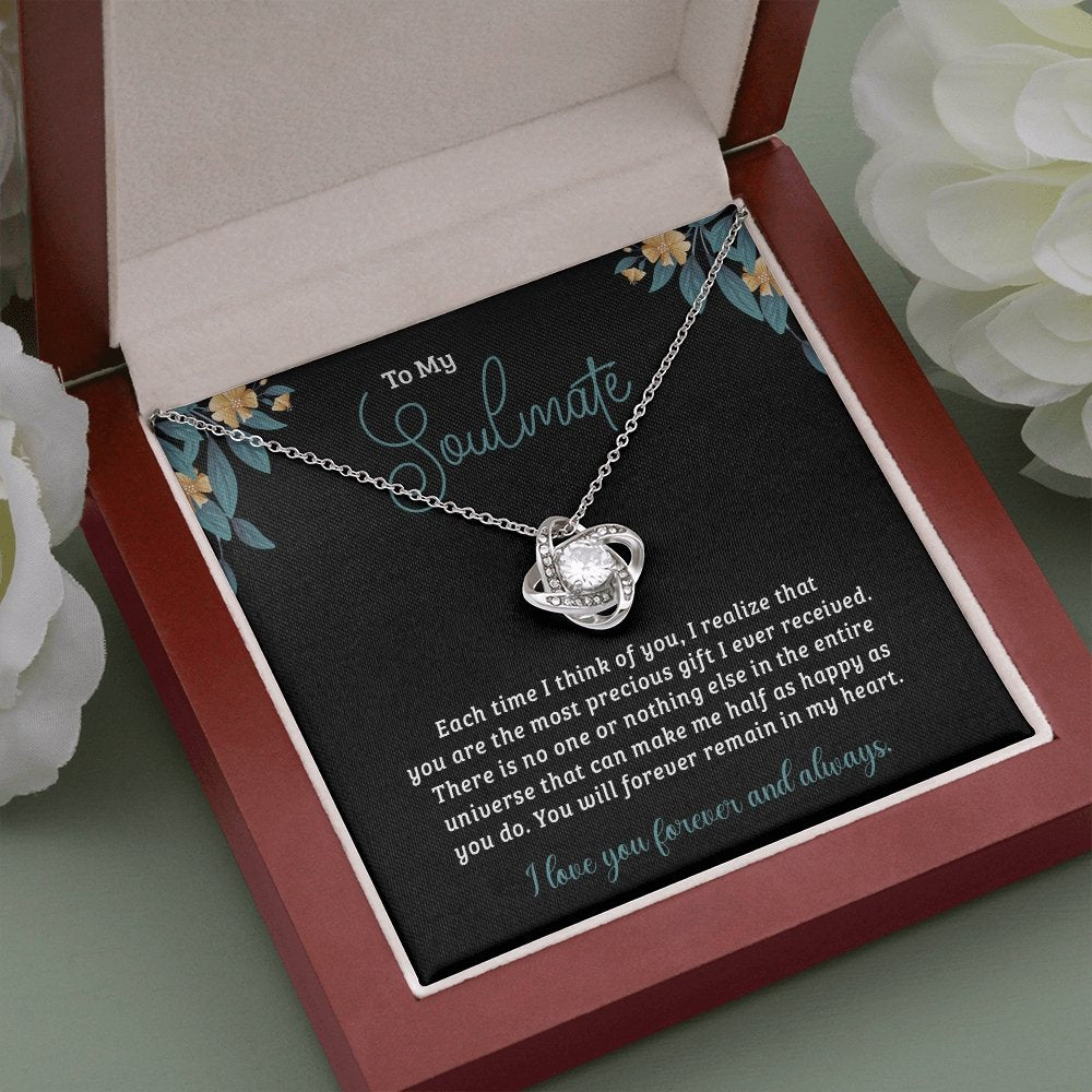 To My Soulmate | Each Time I think Of You | Jewelry | C30011TG, C30011TR, lx-C30011, PB23-WOOD, PROD-2034767, PT-922, TNM-1, USER-43062 | TageUnlimited
