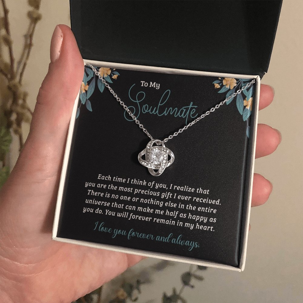 To My Soulmate | Each Time I think Of You | Jewelry | C30011TG, C30011TR, lx-C30011, PB23-WOOD, PROD-2034767, PT-922, TNM-1, USER-43062 | TageUnlimited