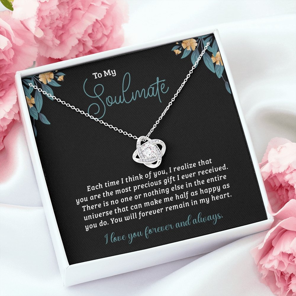 To My Soulmate | Each Time I think Of You | Jewelry | C30011TG, C30011TR, lx-C30011, PB23-WOOD, PROD-2034767, PT-922, TNM-1, USER-43062 | TageUnlimited