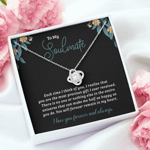 To My Soulmate | Each Time I think Of You | Jewelry | C30011TG, C30011TR, lx-C30011, PB23-WOOD, PROD-2034767, PT-922, TNM-1, USER-43062 | TageUnlimited