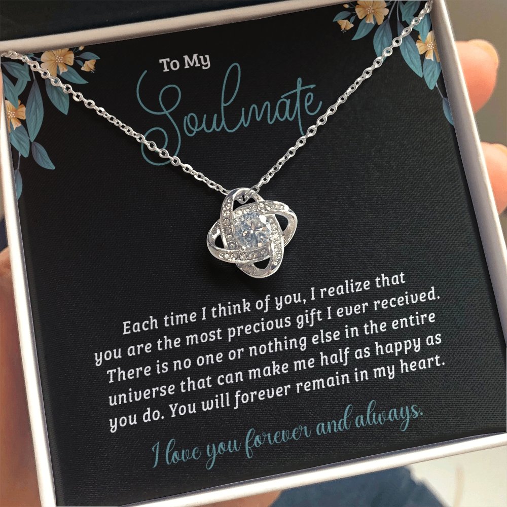 To My Soulmate | Each Time I think Of You | Jewelry | C30011TG, C30011TR, lx-C30011, PB23-WOOD, PROD-2034767, PT-922, TNM-1, USER-43062 | TageUnlimited