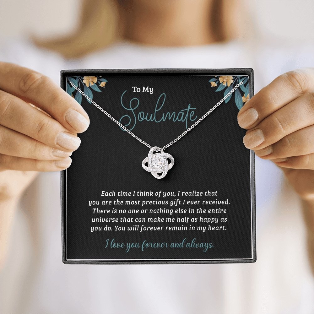 To My Soulmate | Each Time I think Of You | Jewelry | C30011TG, C30011TR, lx-C30011, PB23-WOOD, PROD-2034767, PT-922, TNM-1, USER-43062 | TageUnlimited