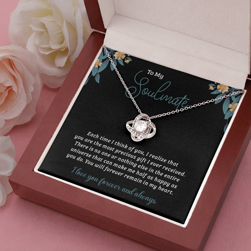 To My Soulmate | Each Time I think Of You | Jewelry | C30011TG, C30011TR, lx-C30011, PB23-WOOD, PROD-2034767, PT-922, TNM-1, USER-43062 | TageUnlimited