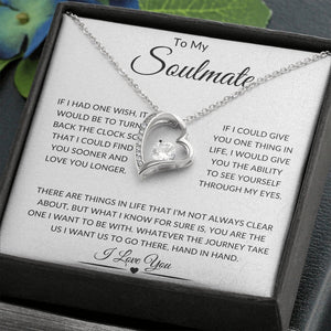 To My Soulmate | Forever Heart Necklace JS | Jewelry | TageUnlimited