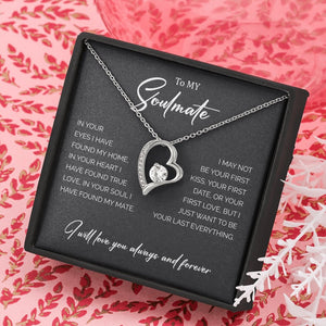 To My Soulmate | Forever Love Necklace | Jewelry | C30025TG, C30025TR, lx-C30025, PB23-WOOD, PROD-1967763, PT-781, TNM-1, USER-43062 | TageUnlimited