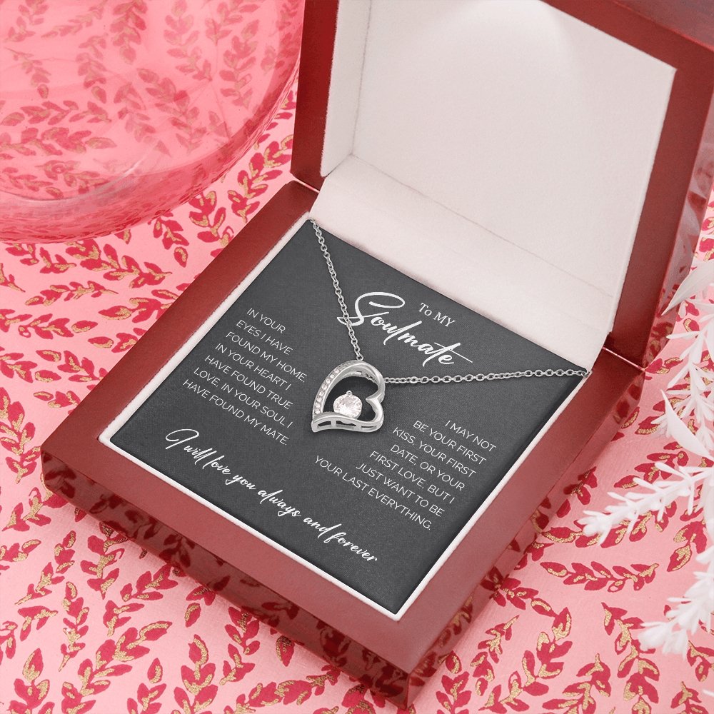 To My Soulmate | Forever Love Necklace | Jewelry | C30025TG, C30025TR, lx-C30025, PB23-WOOD, PROD-1967763, PT-781, TNM-1, USER-43062 | TageUnlimited