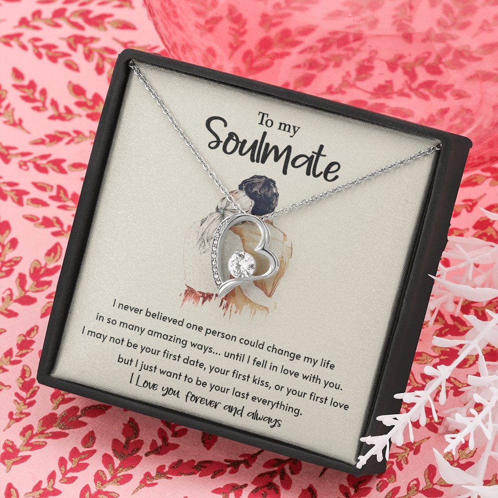 To My Soulmate | Forever Love Necklace | Jewelry | C30025TG, C30025TR, lx-C30025, PB23-WOOD, PROD-1967746, PT-781, TNM-1, USER-43062 | TageUnlimited
