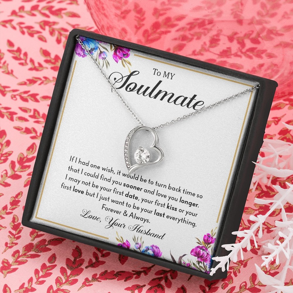 To My Soulmate | Forever Love Necklace | Jewelry | C30025TG, C30025TR, lx-C30025, PB23-WOOD, PROD-1967722, PT-781, TNM-1, USER-43062 | TageUnlimited