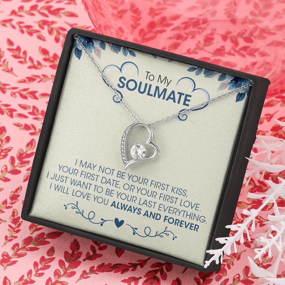 To My Soulmate | Forever Love Necklace 💓💓 | Jewelry | C30025TR, lx-C30025, PB23-WOOD, PROD-1582787, PT-1100, TNM-1, USER-43062, WARRANTY-UPSELL | TageUnlimited