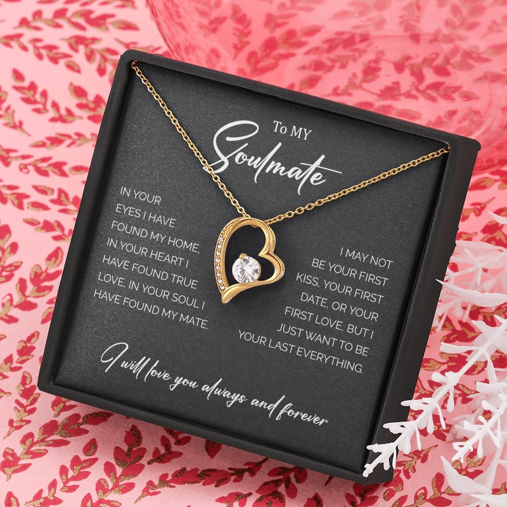 To My Soulmate | Forever Love Necklace | Jewelry | C30025TG, C30025TR, lx-C30025, PB23-WOOD, PROD-1967763, PT-781, TNM-1, USER-43062 | TageUnlimited