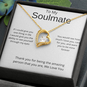 To My Soulmate | Forever Love Necklace | Jewelry | C30025TG, C30025TR, lx-C30025, PB23-WOOD, PROD-2283082, PT-781, TNM-1, USER-43062 | TageUnlimited