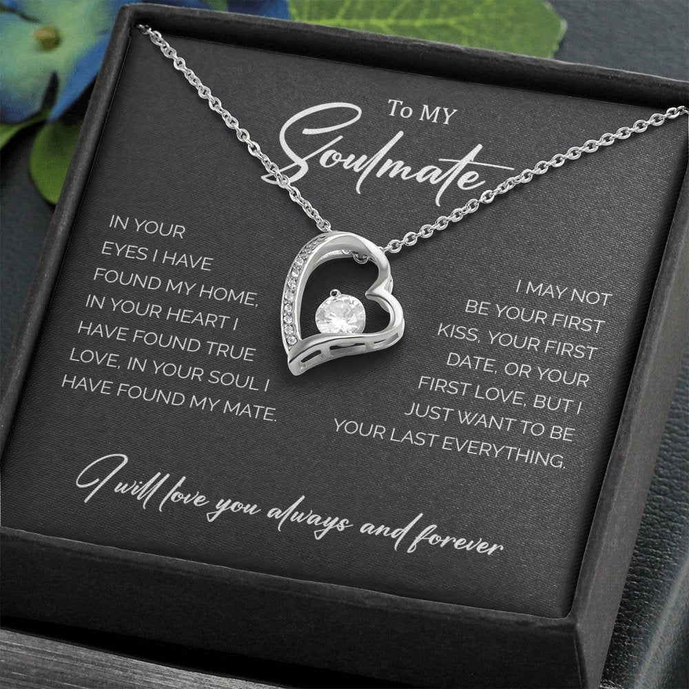 To My Soulmate | Forever Love Necklace | Jewelry | C30025TG, C30025TR, lx-C30025, PB23-WOOD, PROD-1967763, PT-781, TNM-1, USER-43062 | TageUnlimited